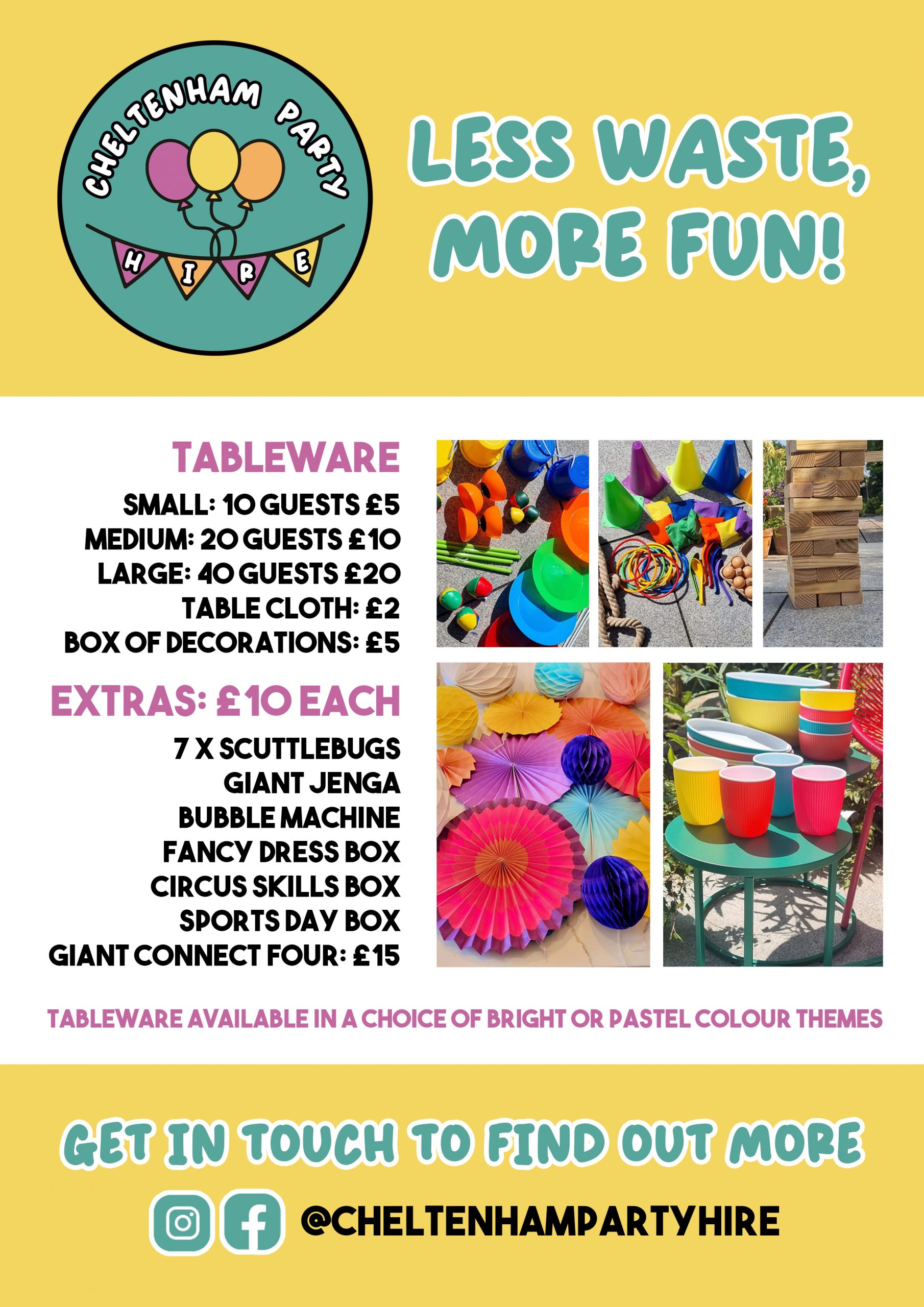 Cheltenham Party Hire Childrens Parties made easy!